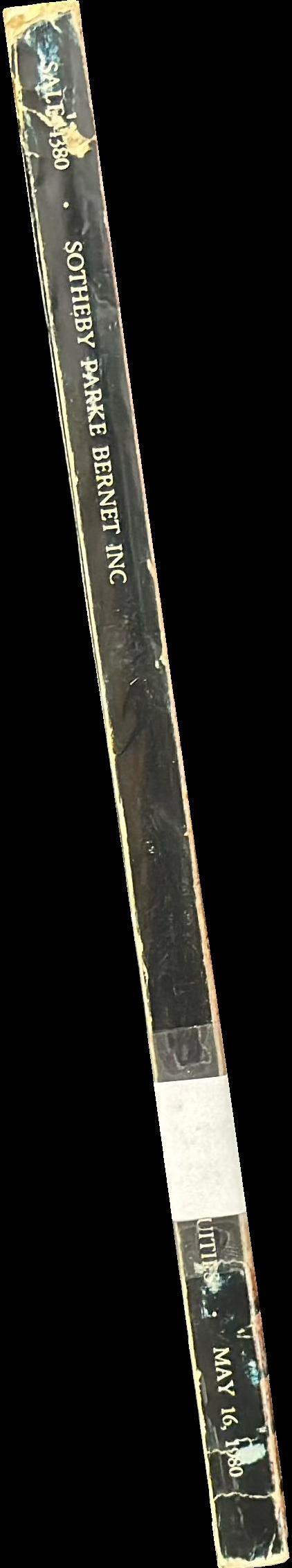Important Egyptian, classical, and western Asiatic antiquities ... : Friday, May 16, 1980 spine