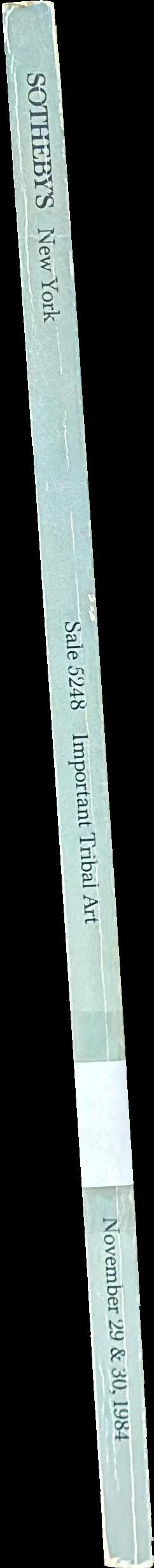 Important tribal art ... : Thursday, November 29, 1984, and Friday, November 30, 1984 / Sotheby's spine