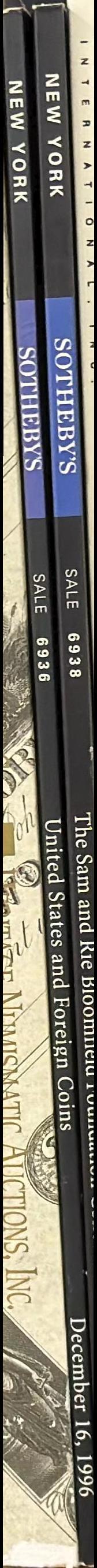 The Sam and Rie Bloomfield Foundation : highly important United States and foreign gold coins : Monday, December 16, 1996 / Sotheby's spine