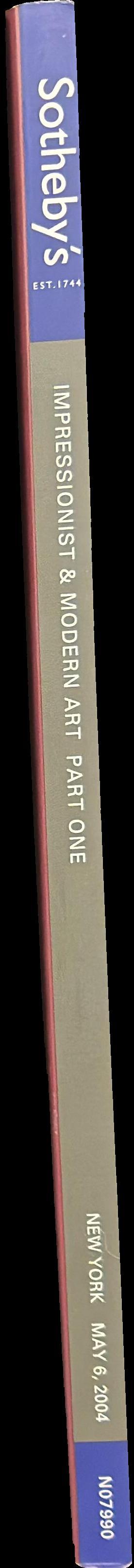 Impressionist and modern art part one ... : New York, Thursday, May 6, 2004 / Sotheby's spine