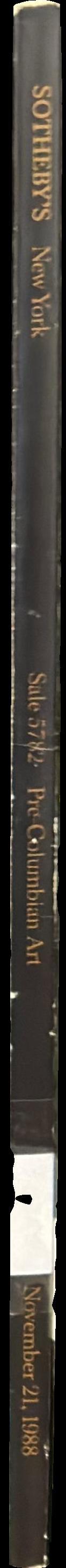 Pre-Columbian art ... : Monday, November 21, 1988 / Sotheby's spine