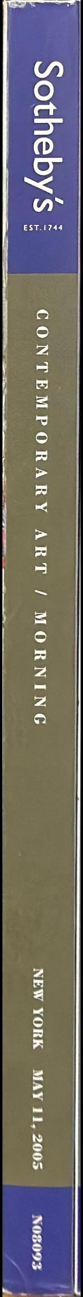 Contemporary art, morning : New York, Wednesday, May 11, 2005 / Sotheby's spine