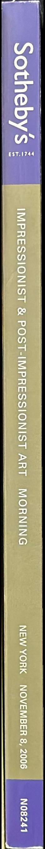 Impressionist and post-Impressionist art, morning : including property from the collection of Arthur G. Altschul : New York, Wednesday,  November 8, 2006 / Sotheby's spine