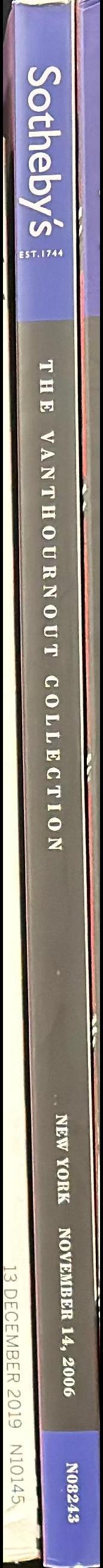 The Vanthournout collection : New York, Tuesday,  November 14, 2006 / Sotheby's spine