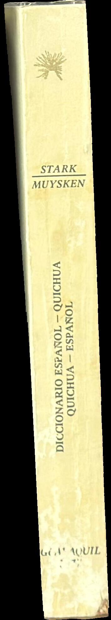 Diccionario Espanol Quichua - Quichua Espanol spine