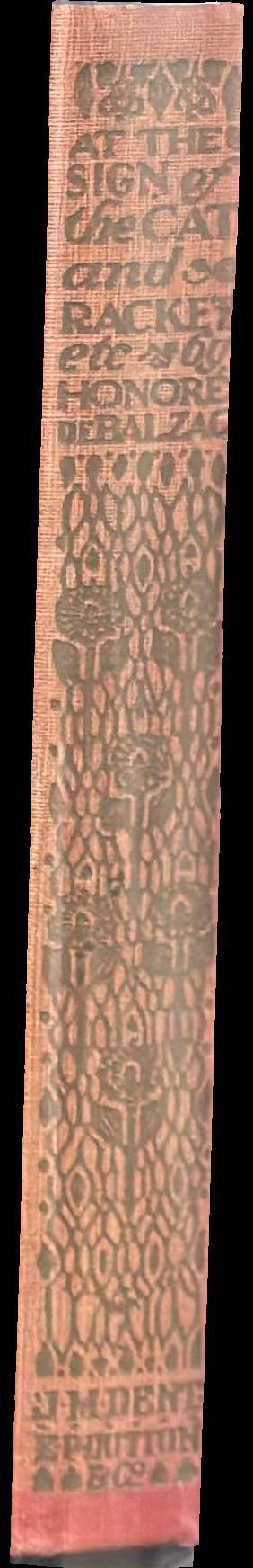 At the sign of the cat, and Racket and other stories / by Honore de Balzac spine