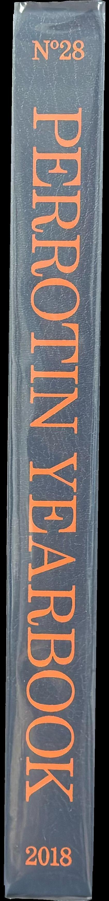 Perrotin yearbook no. 28, 2018 spine