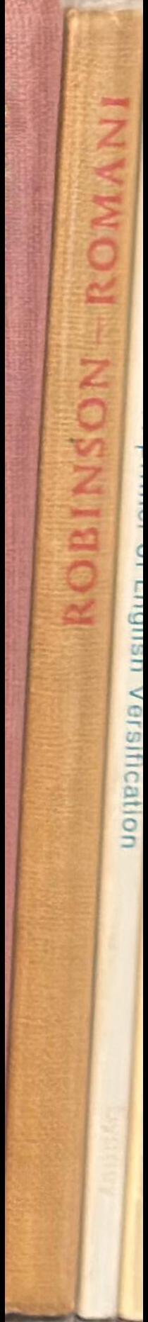 Romani : a reader for third stage Latin / C. E. Robinson spine