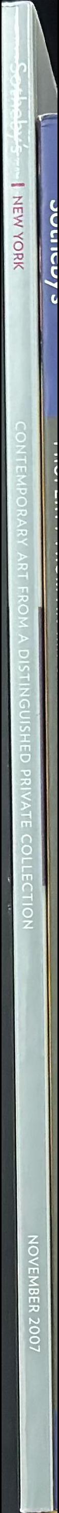 Contemporary art : from a distinguished private collection : New York, November 2007 / Sotheby's spine