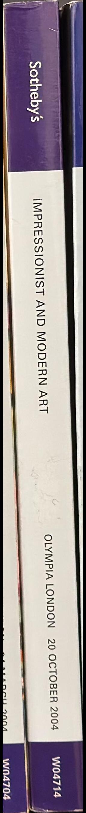 Impressionist and modern art : auction, Wednesday 20 October 2004 / Sotheby's spine