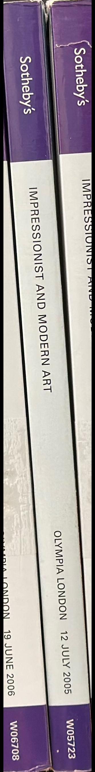 Impressionist and modern art : auction, Tuesday 12 July 2005 / Sotheby's spine