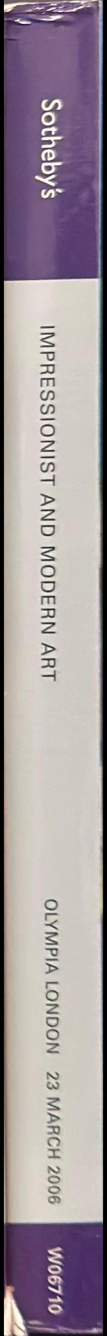 Impressionist and modern art : auction, Thursday 23 March 2006 / Sotheby's spine
