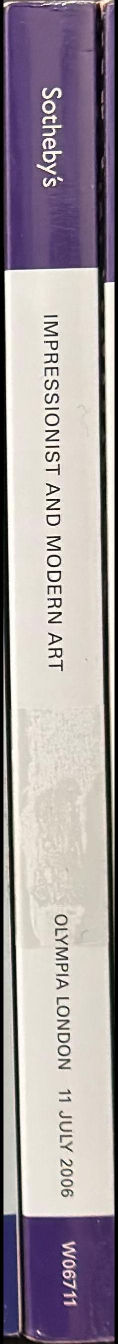 Impressionist and modern art : auction, Tuesday 11 July 2006 / Sotheby's spine