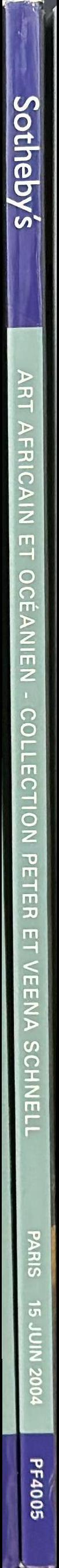 Art Africain et Oceanien : vol. I : collection Peter et Veena Schnell : Paris, mardi 15 Juin 2004 / Sotheby's spine