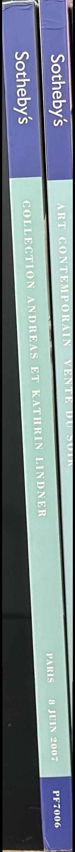Collection Andreas et Kathrin Lindner : Paris, vendi 8 Juin 2007 / Sotheby's spine