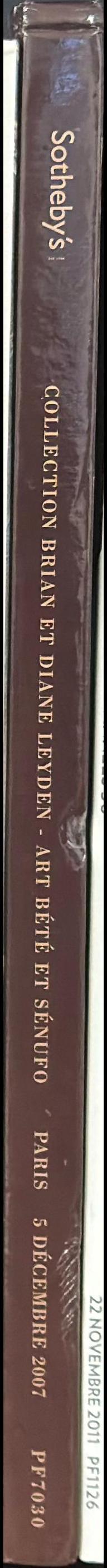 Collection Brian et Diane Leyden : art bete et Senufo : Paris, mercredi 5 Decembre 2007 / Sotheby's spine