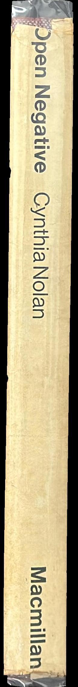 Open negative : an American memoir spine