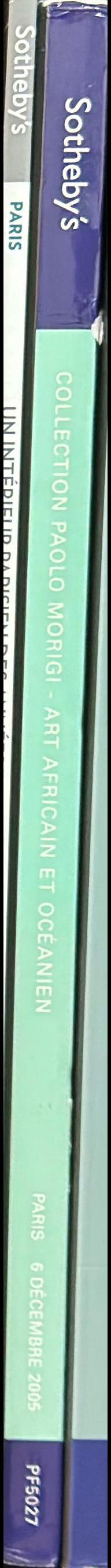 Collection Paolo Morigi (2e partie) : art Africain et Oceanien : Paris, mardi 6 Decembre 2005 / Sotheby's spine