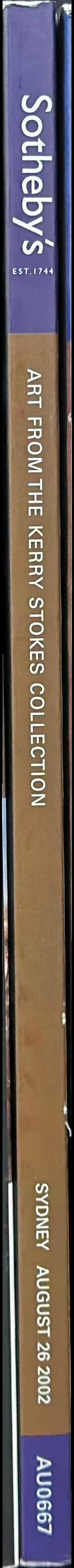 Art from the Kerry Stokes collection, including works formerly in the Orica collection : Sydney, Monday August 26, 2002 / Sotheby's spine
