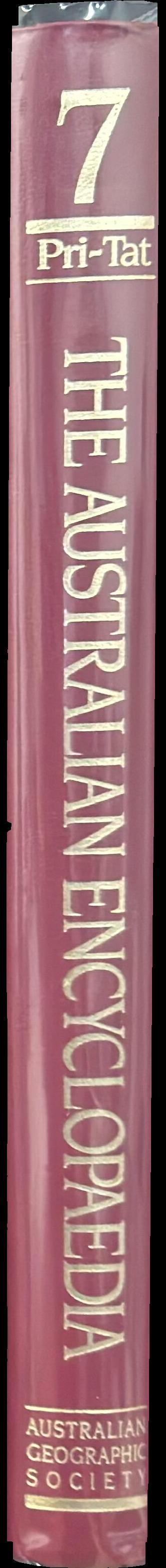 The Australian encyclopaedia : volume seven : Pri-Tat spine