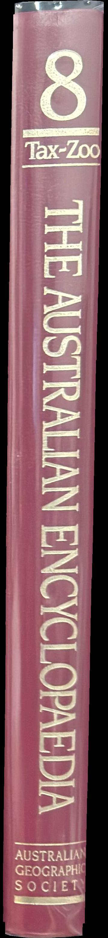The Australian encyclopaedia : volume eight : Tax-Zoo spine