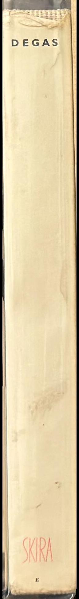 Degas : biographical and critical studies spine