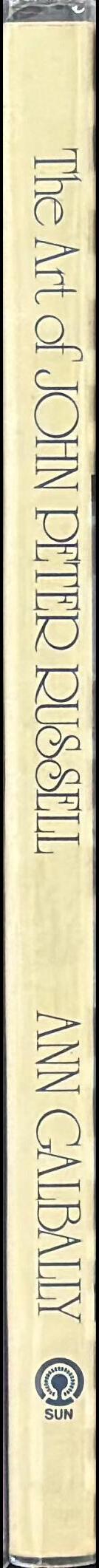 The art of John Peter Russell / Ann Galbally spine