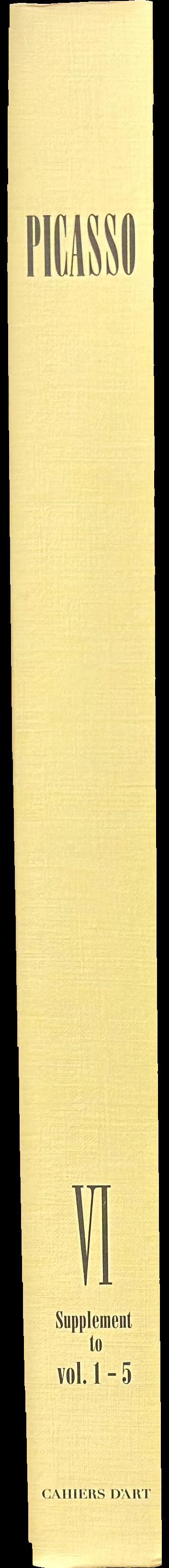 Pablo Picasso : vol. 6 : supplement to volumes 1-5 spine