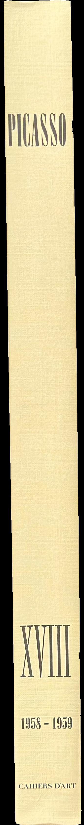 Pablo Picasso : vol. 18 : works from 1958 to 1959 spine