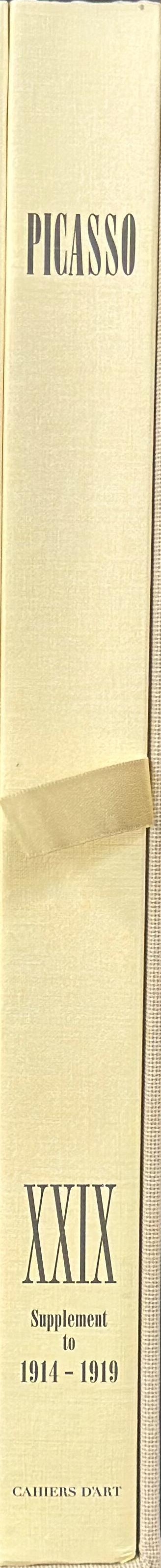 Pablo Picasso : vol. 29 : supplement to 1914-1919 spine