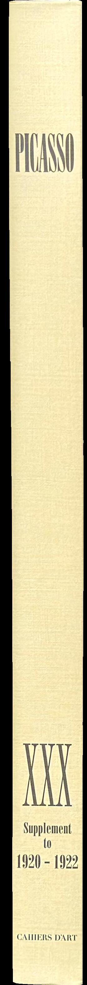 Pablo Picasso : vol. 30 : supplement to 1920-1922 spine