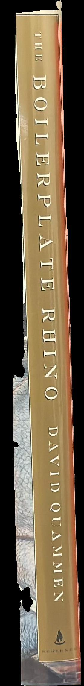 The boilerplate rhino : nature in the eye of the beholder / David Quammen spine