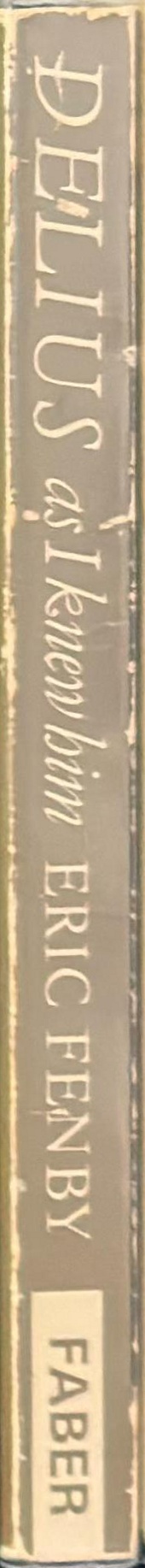 Delius as I knew him spine