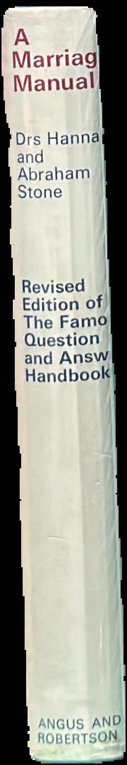 A marriage manual : a practical guide-book to sex and marriage spine
