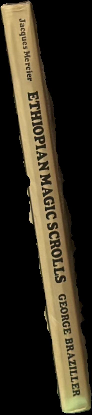 Ethiopian magic scrolls spine