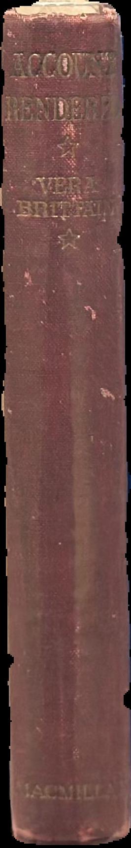 Account Rendered : A Novel spine