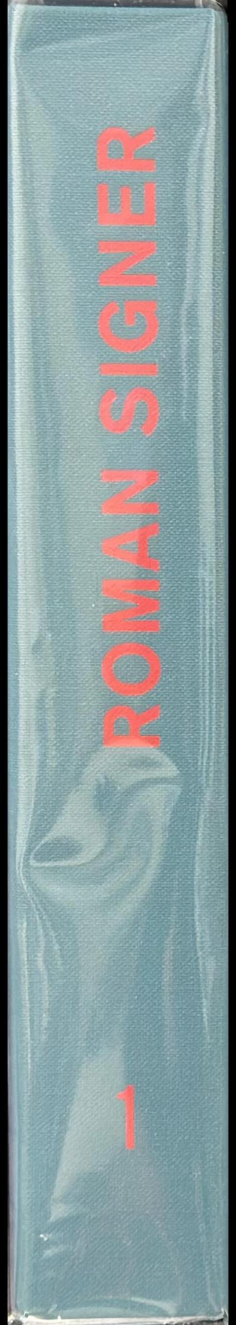 Roman Signer : works, volume 1 spine