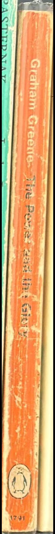 The power and the glory / Graham Greene spine