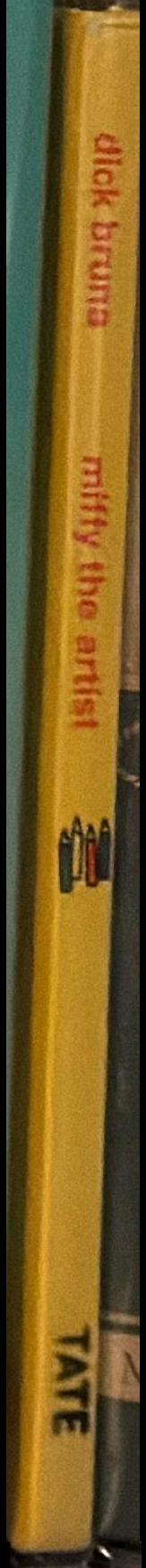 Miffy the artist spine