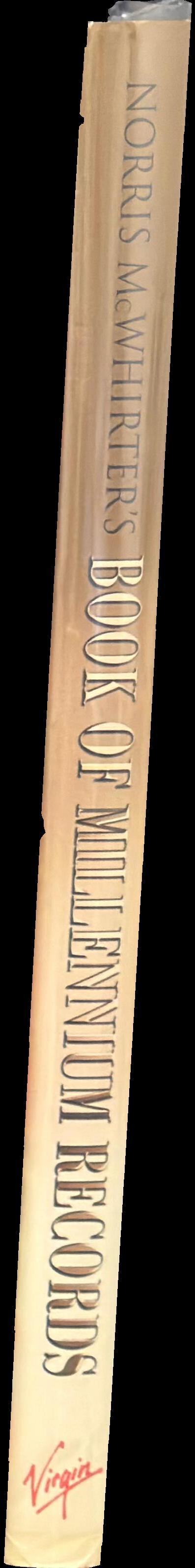 Norris McWhirter's book of millennium records : the story of human achievement in the last 2,000 years spine