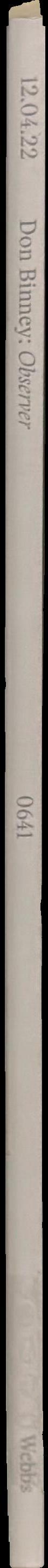 12.04.22 Don Binney : Observer spine