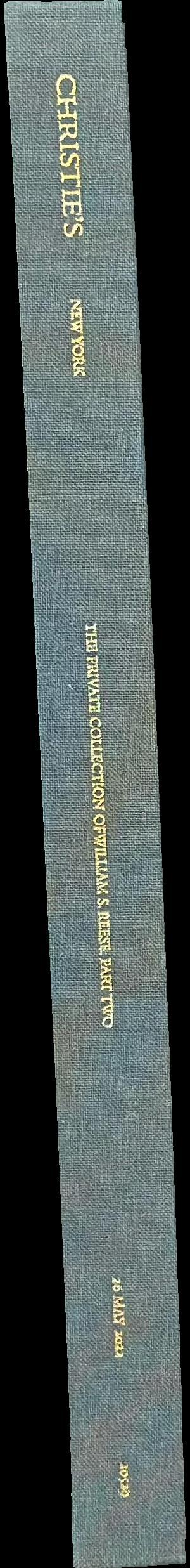 The private collection of William S. Reese : part two : Thursday 26 May [2022] / Christie's spine