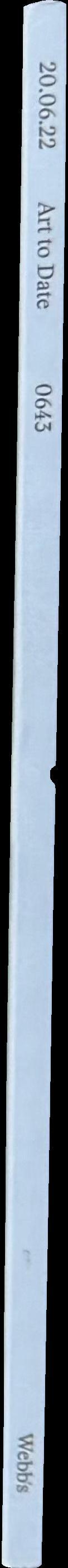 20.06.22 Art to date : 0643 auction catalogue, June 2022 spine