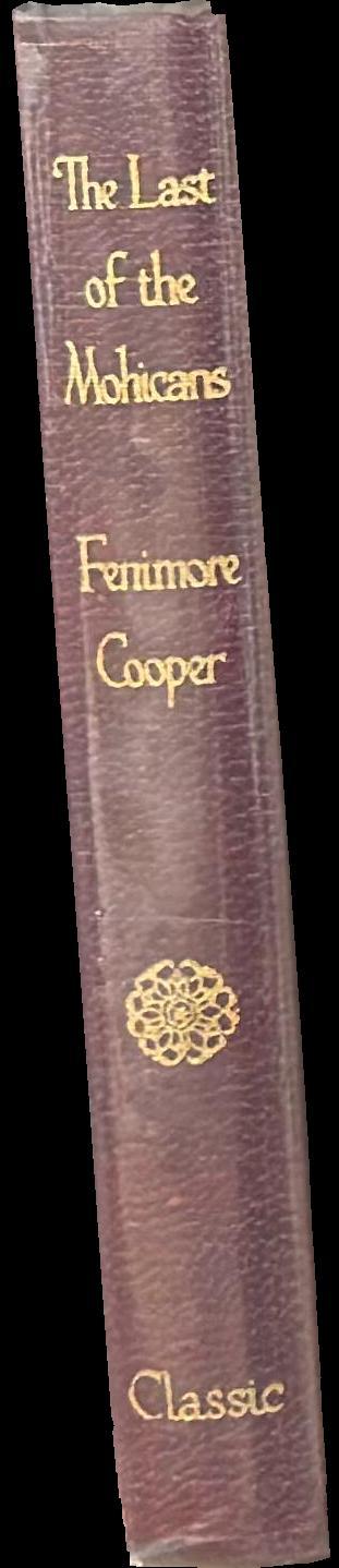 The last of the Mohicans / by Fenimore Cooper spine