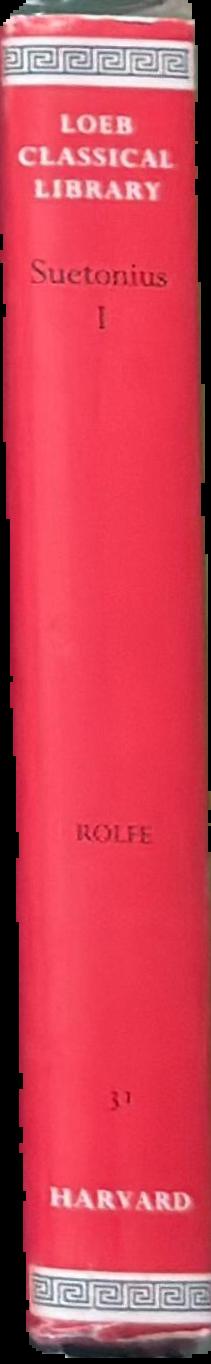 Suetonius : volume 1 spine