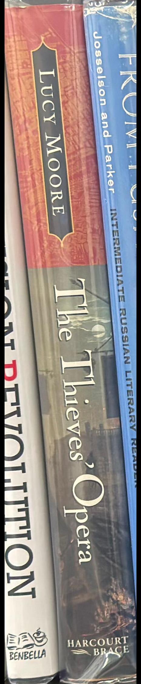The thieves' opera / Lucy Moore spine