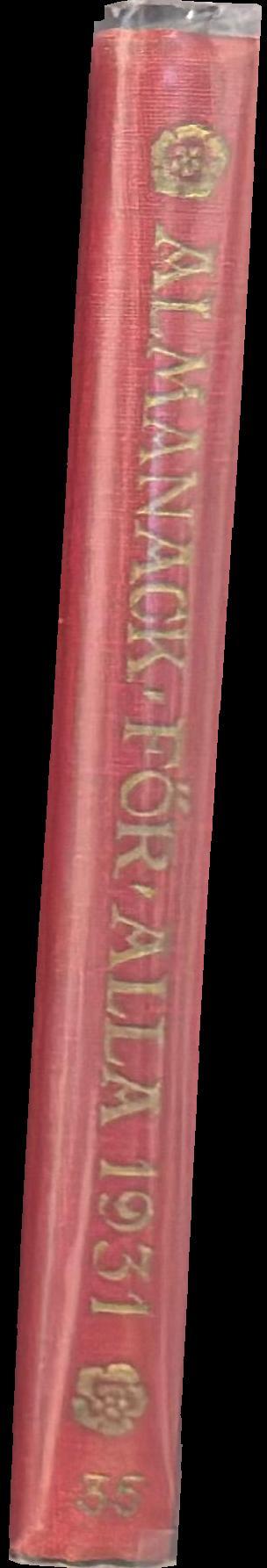 Almanack for alla : 1931 = Almanac for everyone : 1931 spine