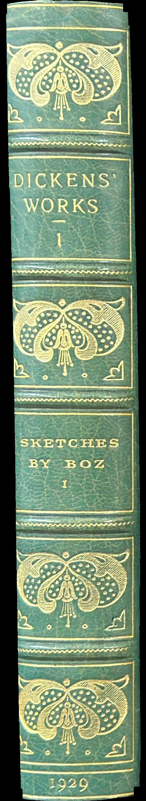 Sketches by Boz : volume I spine