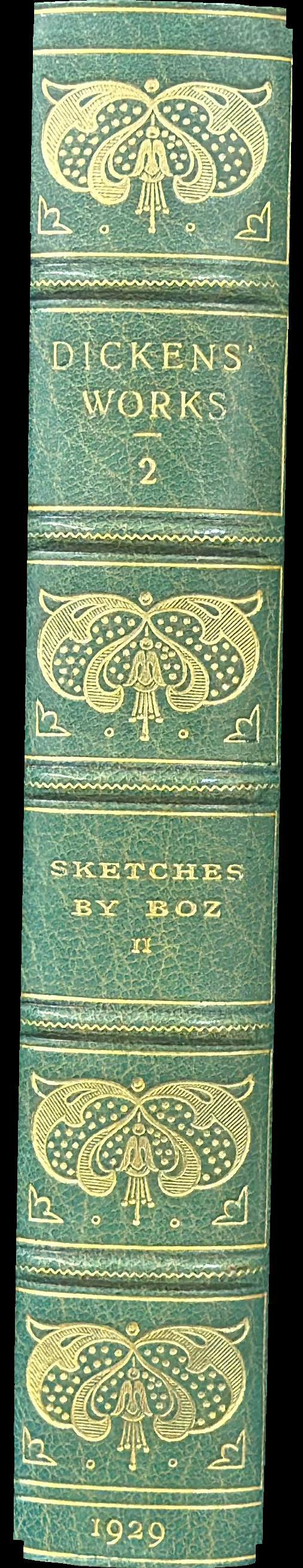 Sketches by Boz : volume II spine