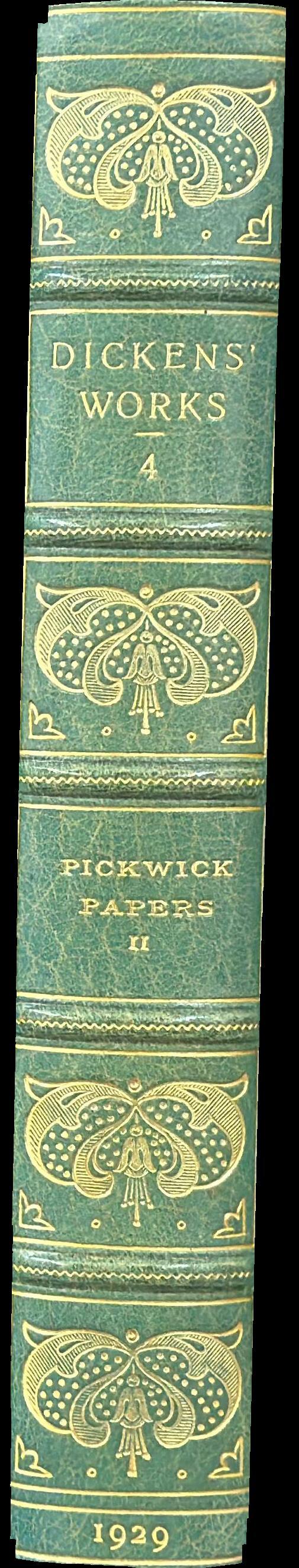 Pickwick papers : volume II spine